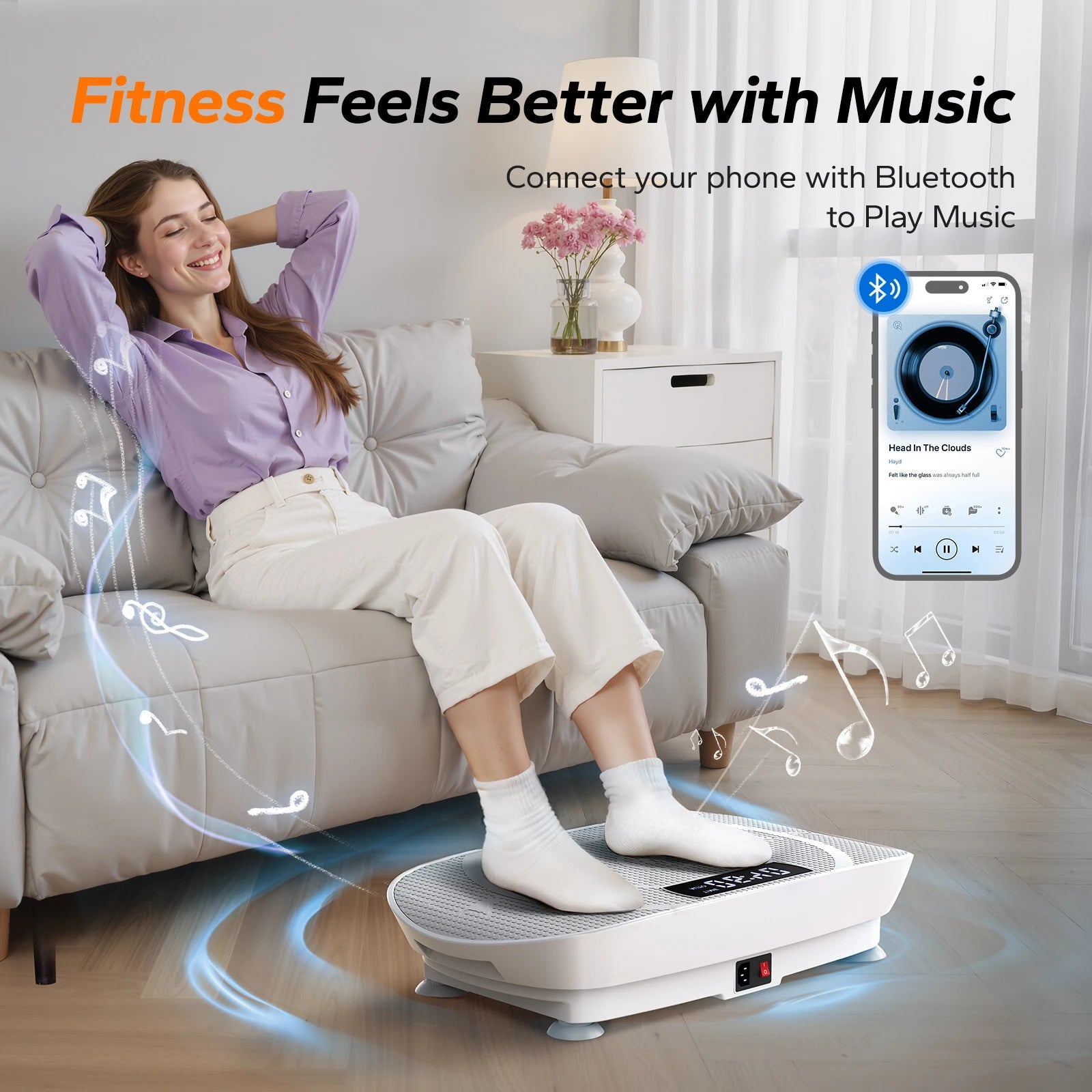 MERACH Vibration Plate CV30 Exercise Machine