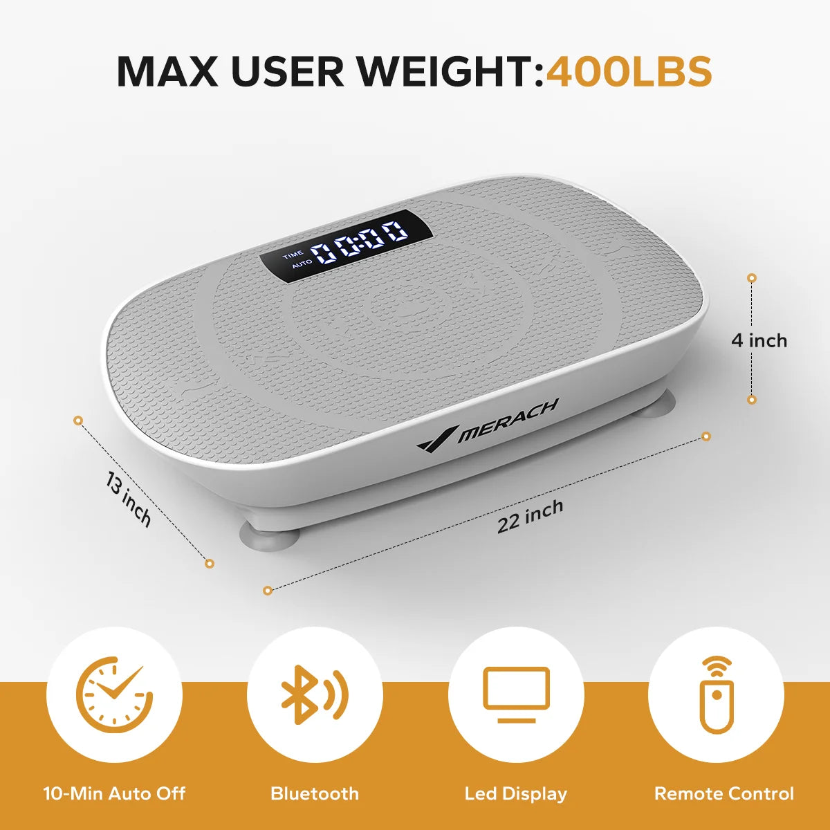 MERACH Vibration Plate CV30 Exercise Machine