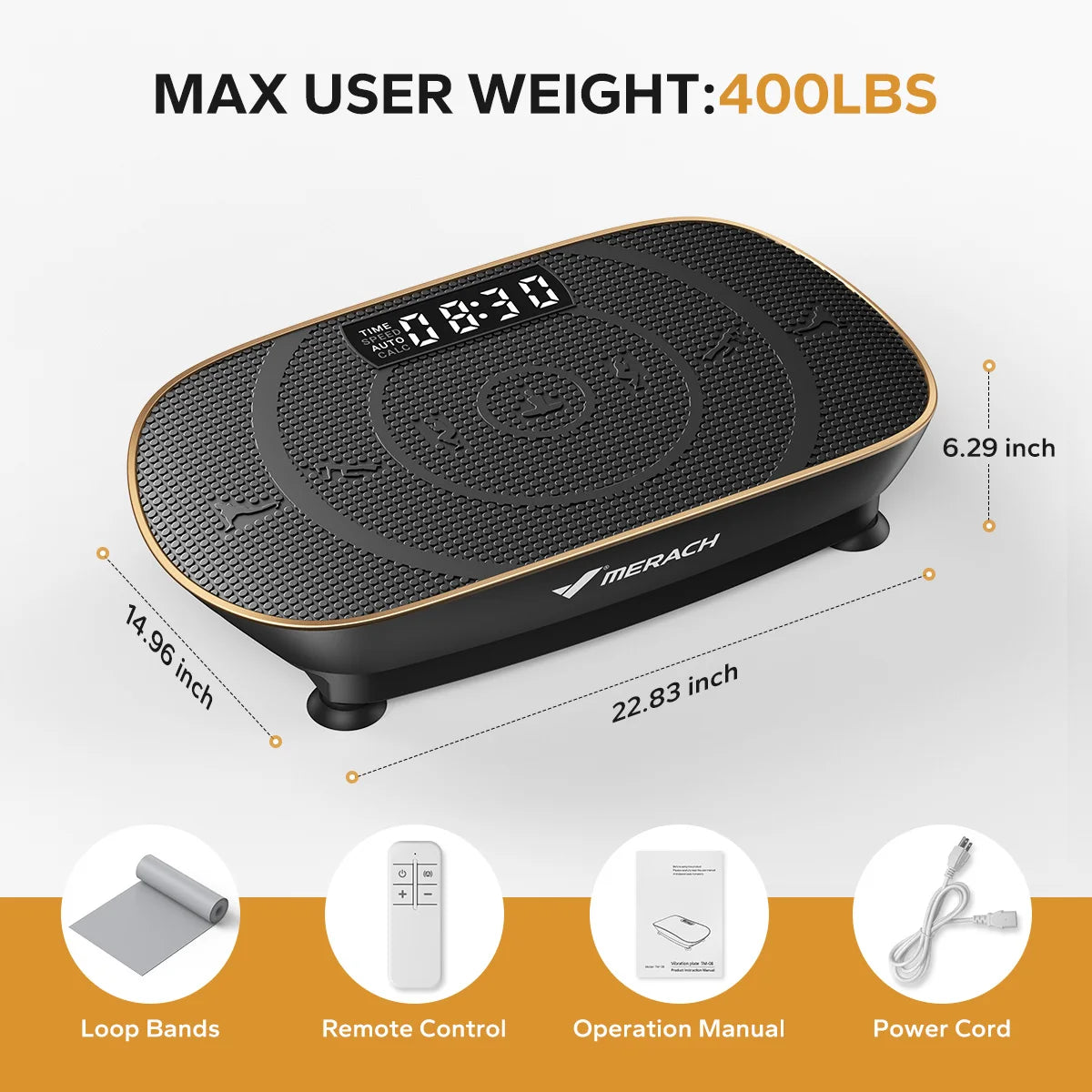 MERACH Vibration Plate CV30 Exercise Machine