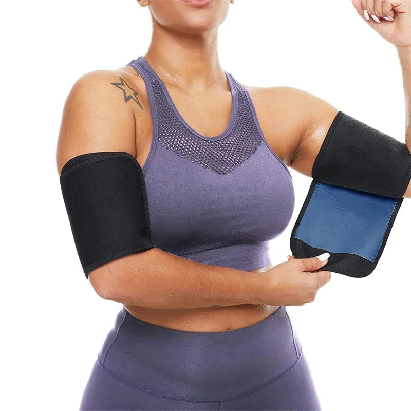 Vensslim 1 Pair Arm Trimmers Sauna Wrap Women Arms Sweat Hot Neoprene Bands Workout Slimming Fat Burner Trimmer Belt Corset