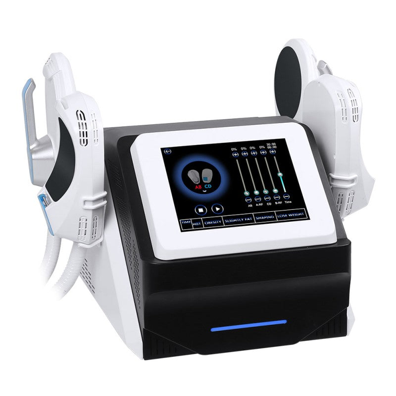 Upgraded EMS Muscle Building Butt Lifting Body Sculpting Machine Five RFHandle